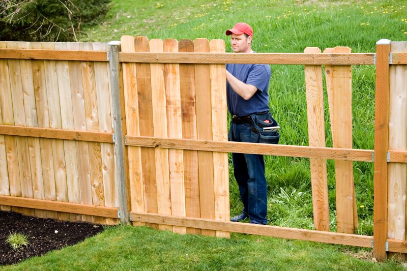 Spring Fence Maintenance