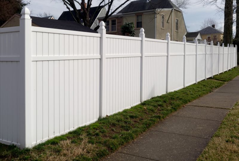 Finished Vinyl Fence